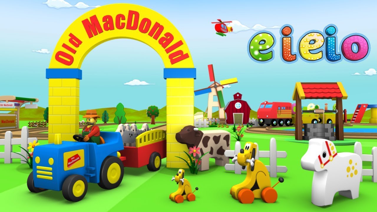 Old MacDonald Had a Farm | Nursery Rhymes | Toy Factory | Songs For Children - eieio old mcdonald