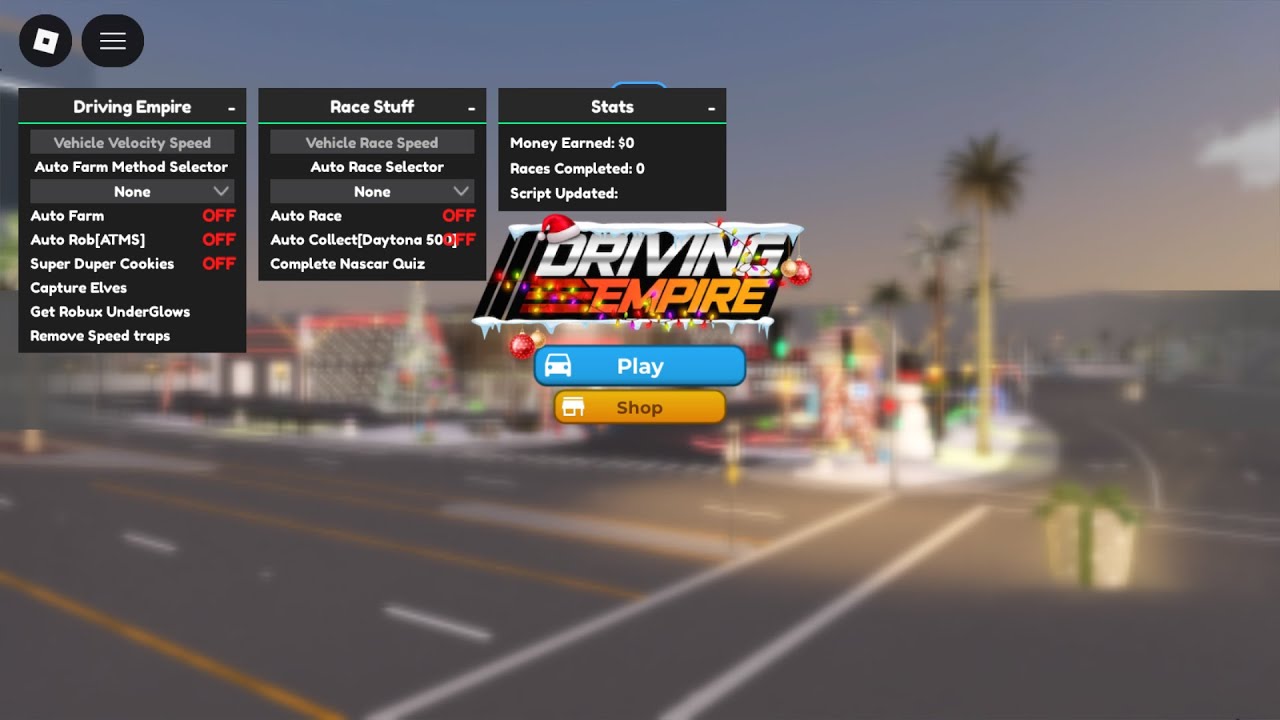 [❄️ЗИМНИЙ ФЕСТИВАЛЬ] Driving Empire🏎️ Сценарий автогонок | Бесконечное печенье, Автограбление [ба...