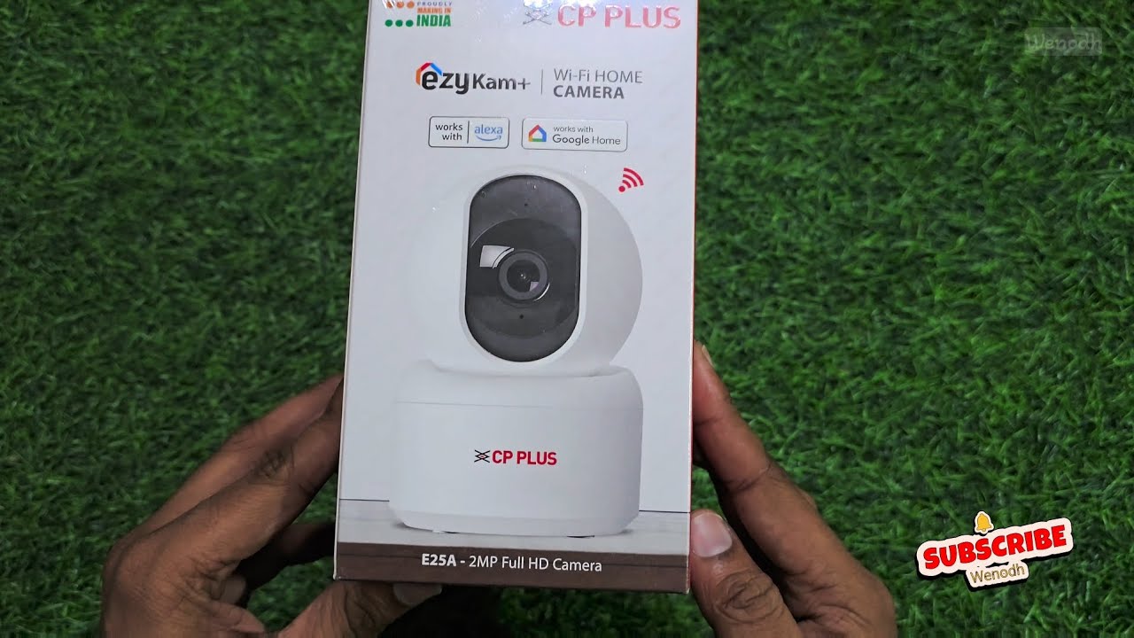 CP PLUS 2MP Full HD Smart Wi-Fi CCTV Home Security Camera | 360&deg; with Pan Tilt CP-E25A