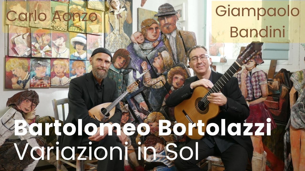 B. Bortolazzi Tema con Variazioni in Sol magg. Carlo Aonzo Giampaolo Bandini #classicalmandolin