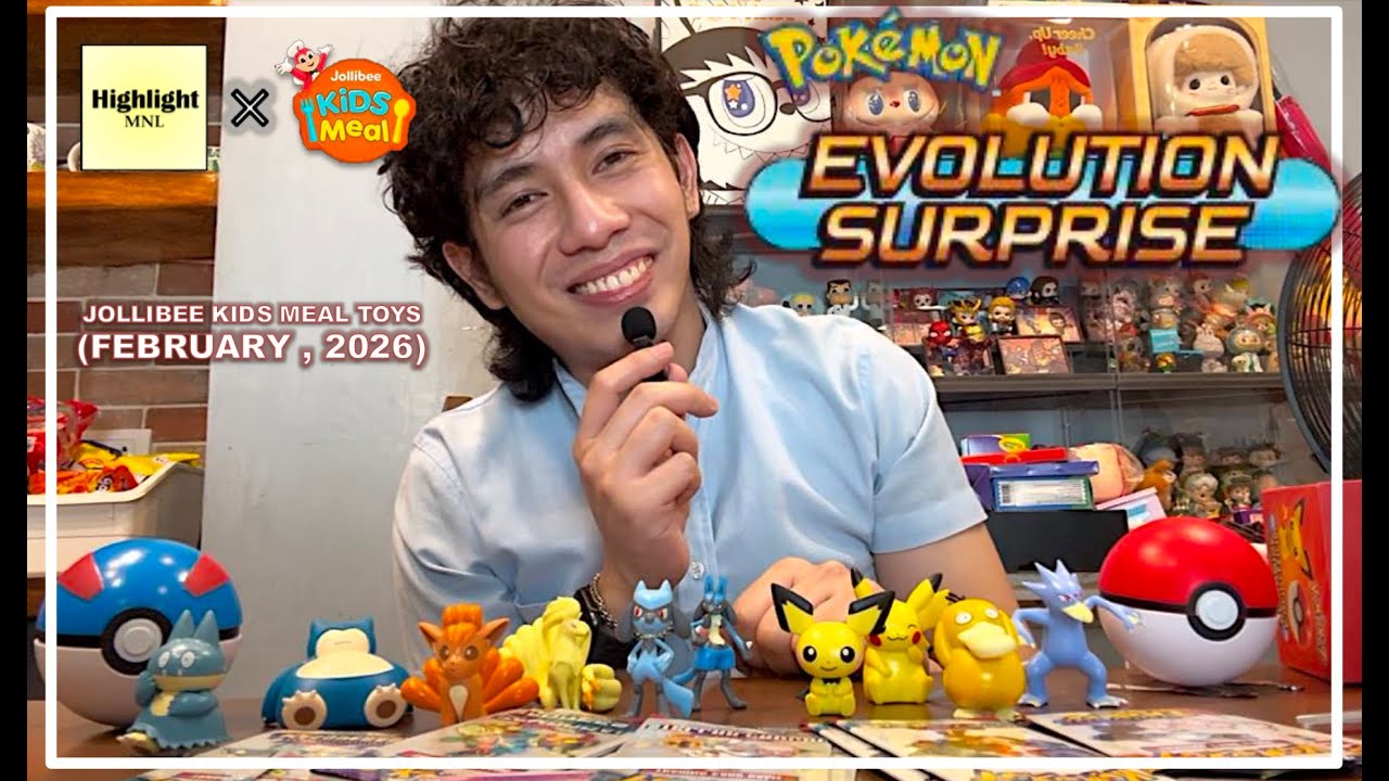 2026 Jollibee Kids Meal Pokemon Evolution Surprise (Pokemon Jollibee Toys Unboxing)