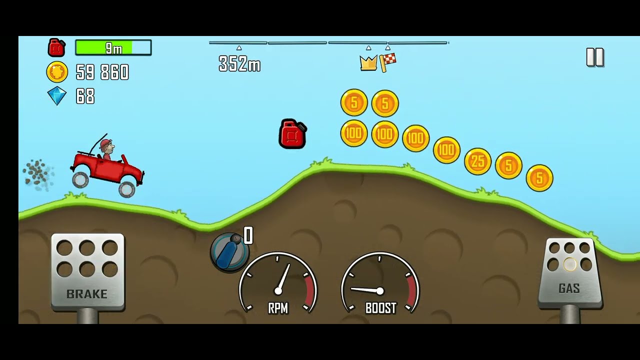 Hill Climb Racing 2nd step #hillclimbracing #fourgamert 