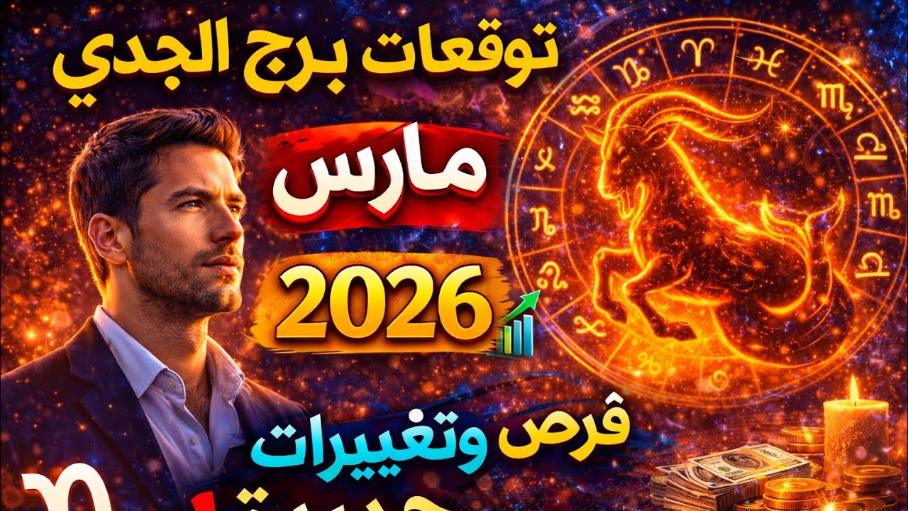 برج الجدي مارس ٢٠٢٦ 🔮 مفاجأة قد تغير مسارك بالكامل!
