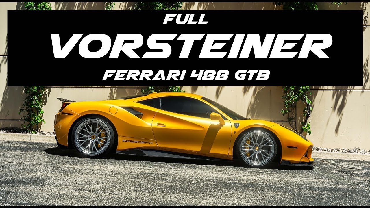 Building A Full Vorsteiner Ferrari 488 GTB Wrapped in Inozetek