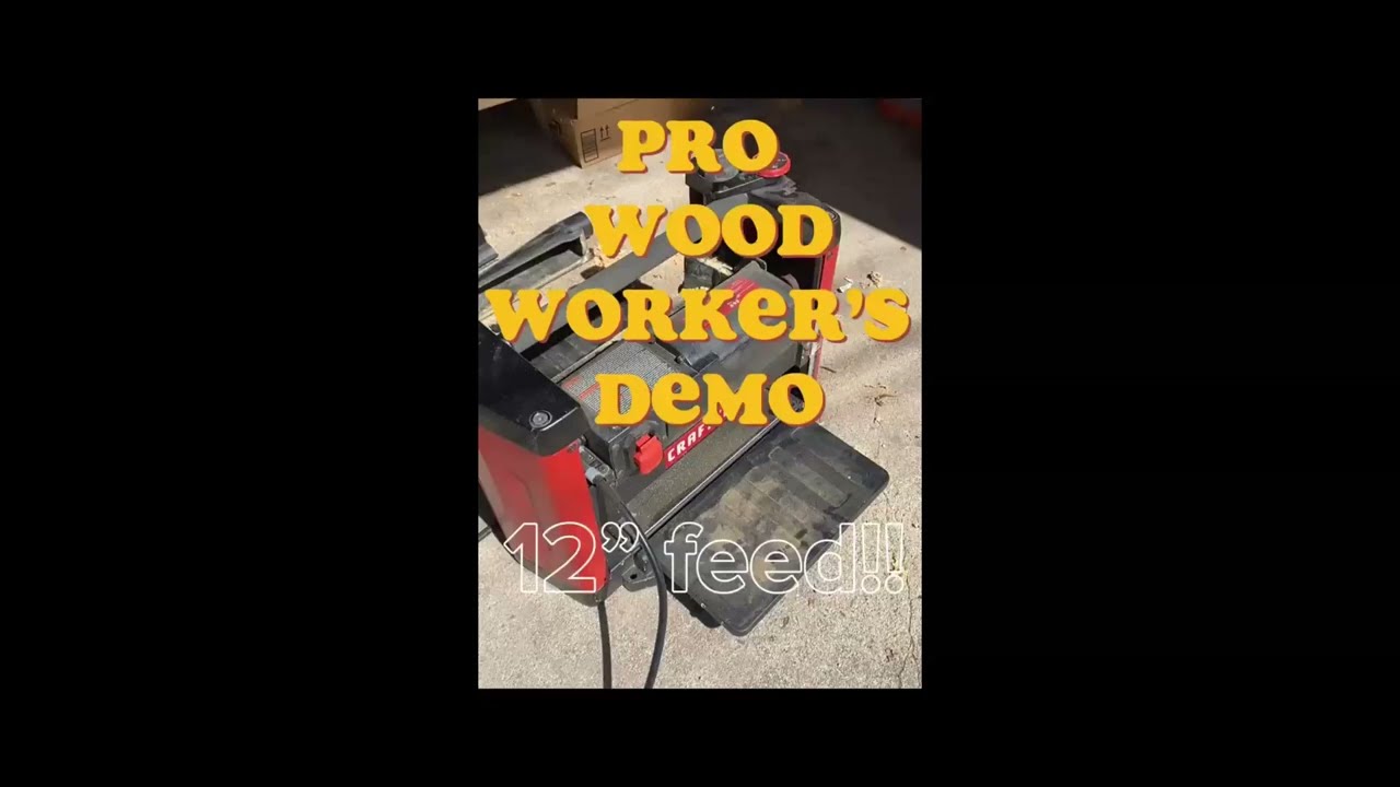 CRAFTSMAN CMEW320 Planer Review