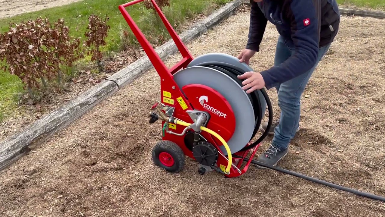 Reitplatzbewässerung mit Concept Beregnungswagen