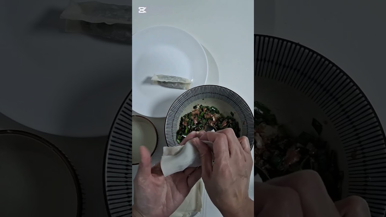 零基礎韭菜豬肉煎餃子