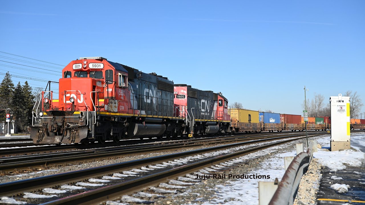 Railfanning Homewood IL with some CN action 1/2/26