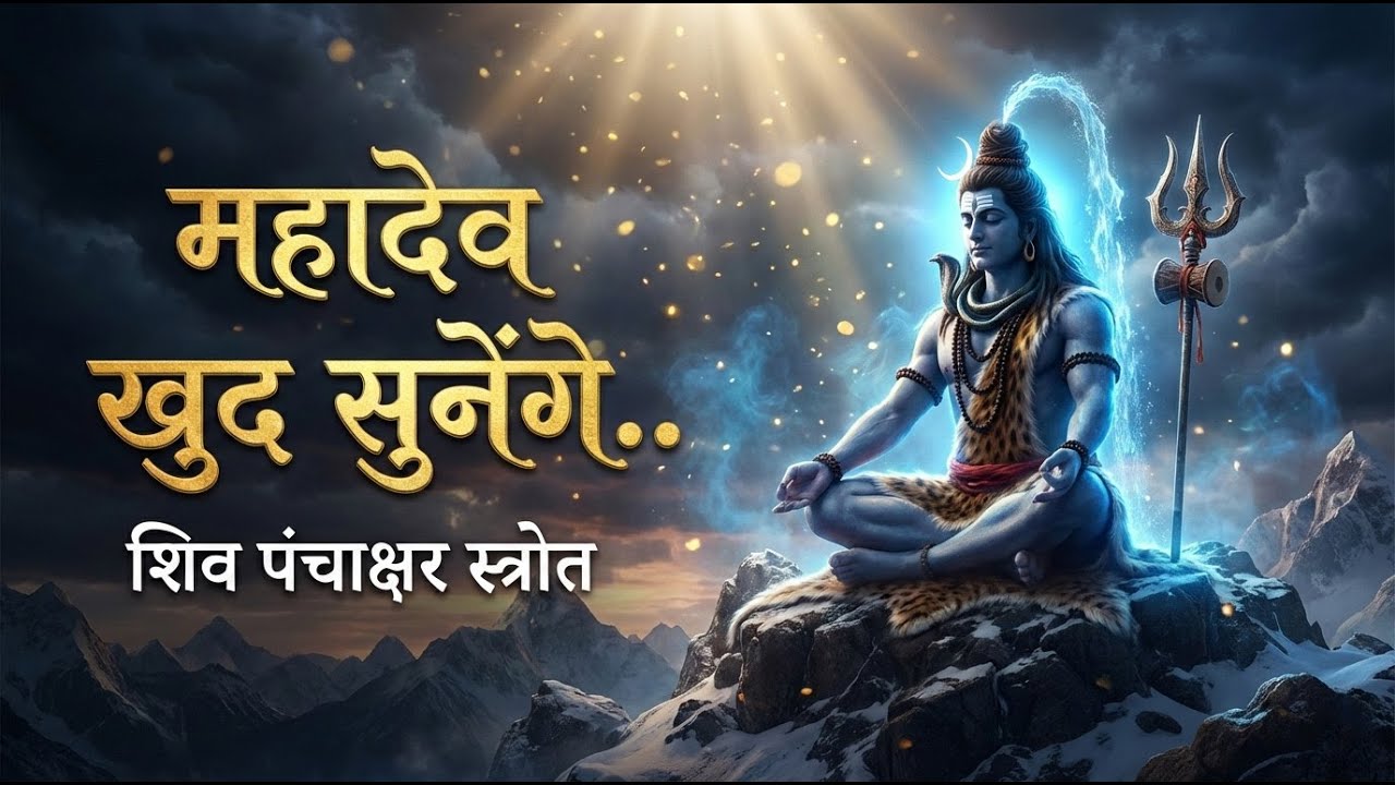Shiv Panchakshar Stotra | शिव पंचाक्षर स्त्रोत | Powerful Shiva Mantra for Peace & Protection