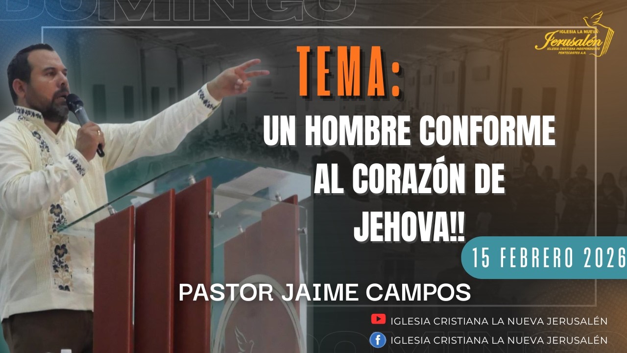 TEMA: UN HOMBRE CONFORME AL CORAZON DE JEHOVA!!