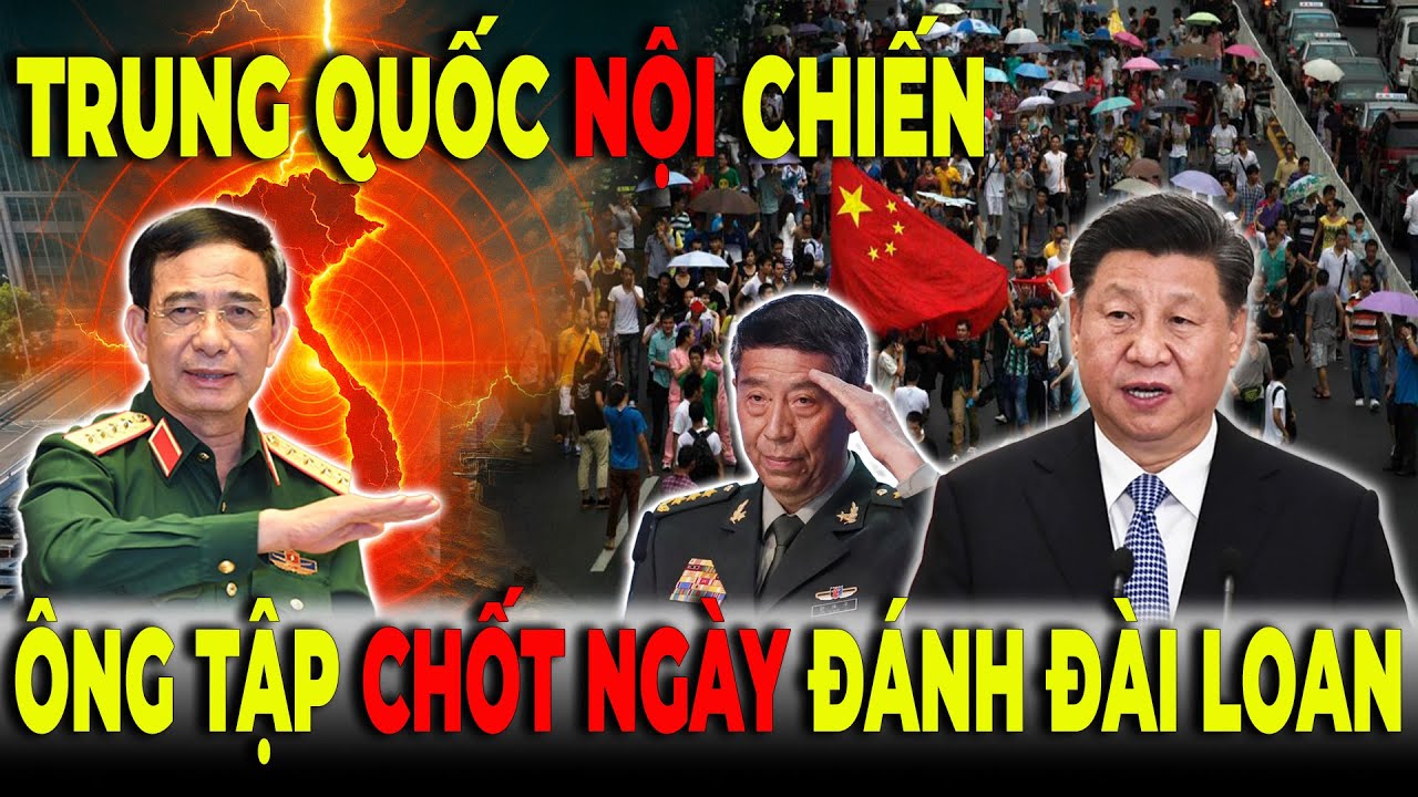 🔴[TRỰC TIẾP] Ông Tập Kích Hoạt “Trạng Thái Chiến Tranh” – Đài Loan Thành Quân Bài Cuối?