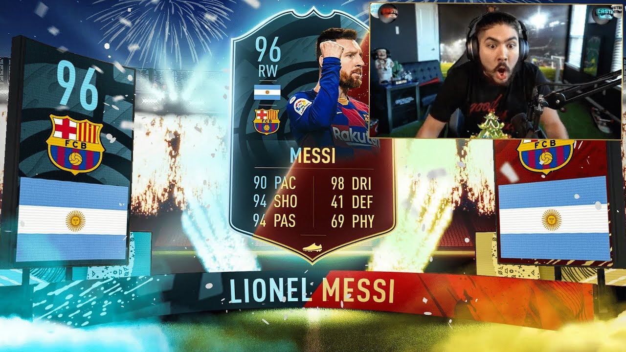 RED MESSI IN A PACK!! WE ALSO GOT POTM MESSI!! FIFA 20