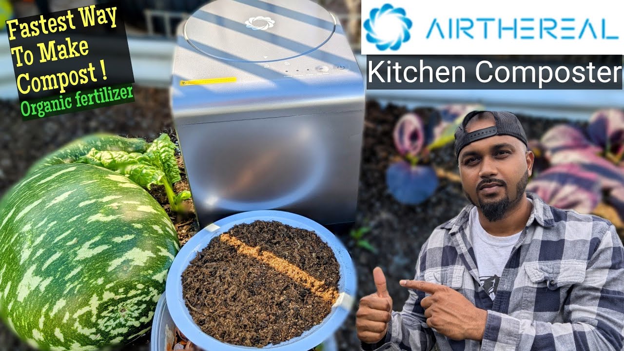 Airthereal Electric Kitchen Composter Review 🌱 🌎  #honestreview #review #compost