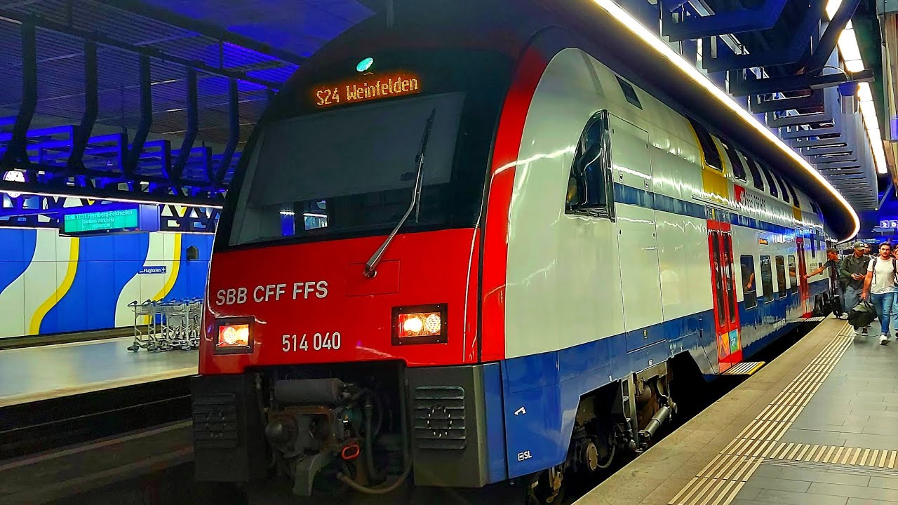 Zürich S24 S-Bahn Ridealong | Oerlikon - Zürich Flughafen | SBB Zürich S-Bahns