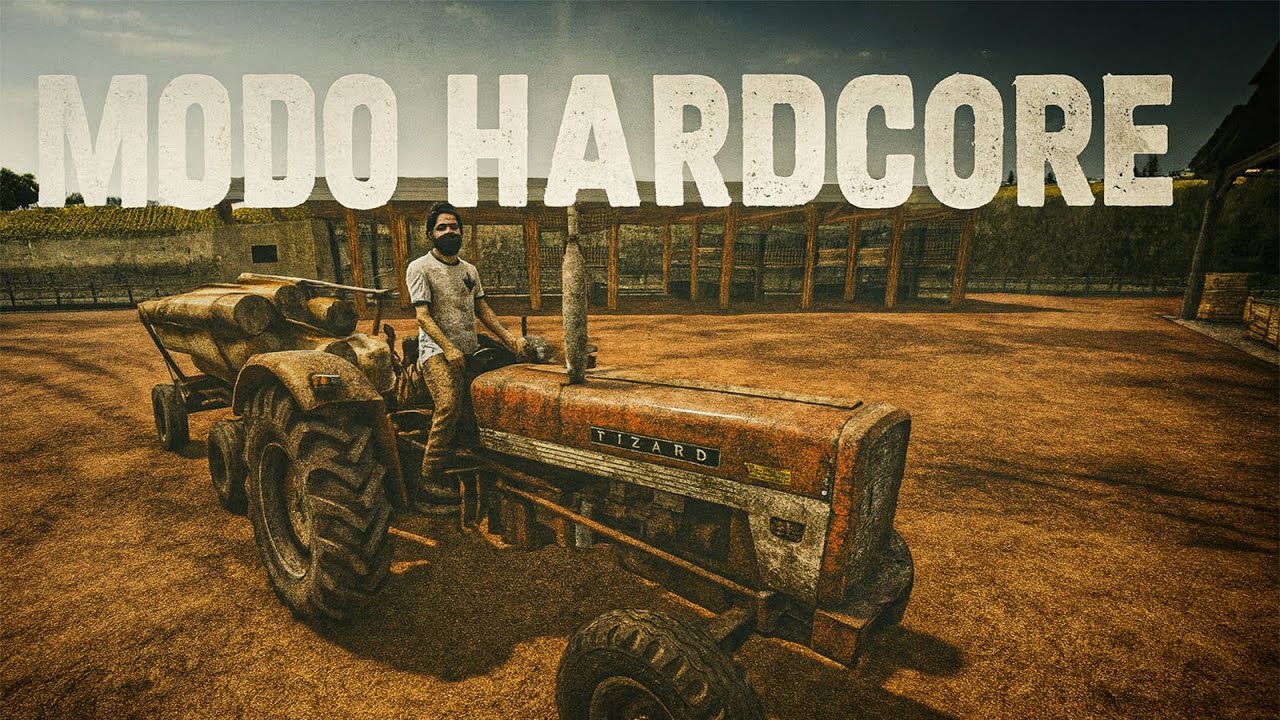 SOBREVIVÊNCIA EXTREMA no FS25: Só um trator velho e nada mais!