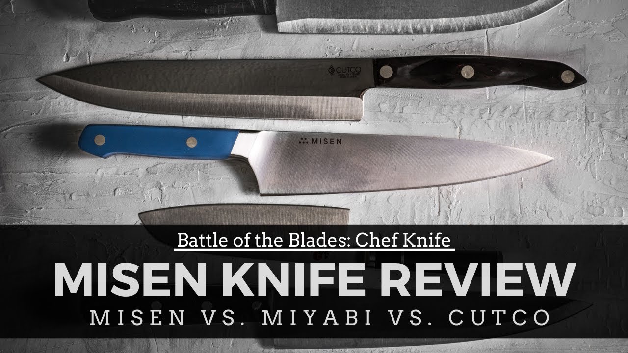 Battle of the Blades: Chef Knife (Misen vs Miyabi vs Cutco)
