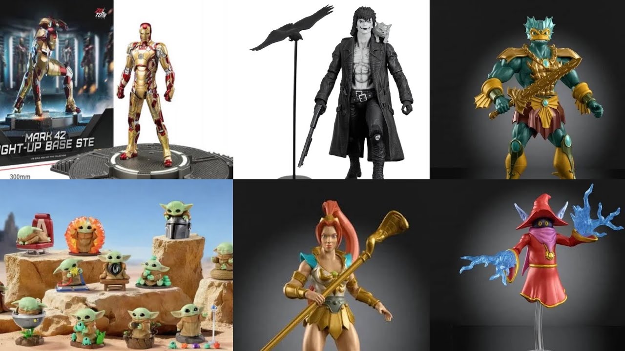 New Ironman Zd Toys, The Crow, Star Wars, Motu action figures preorder at Titan Toyz 