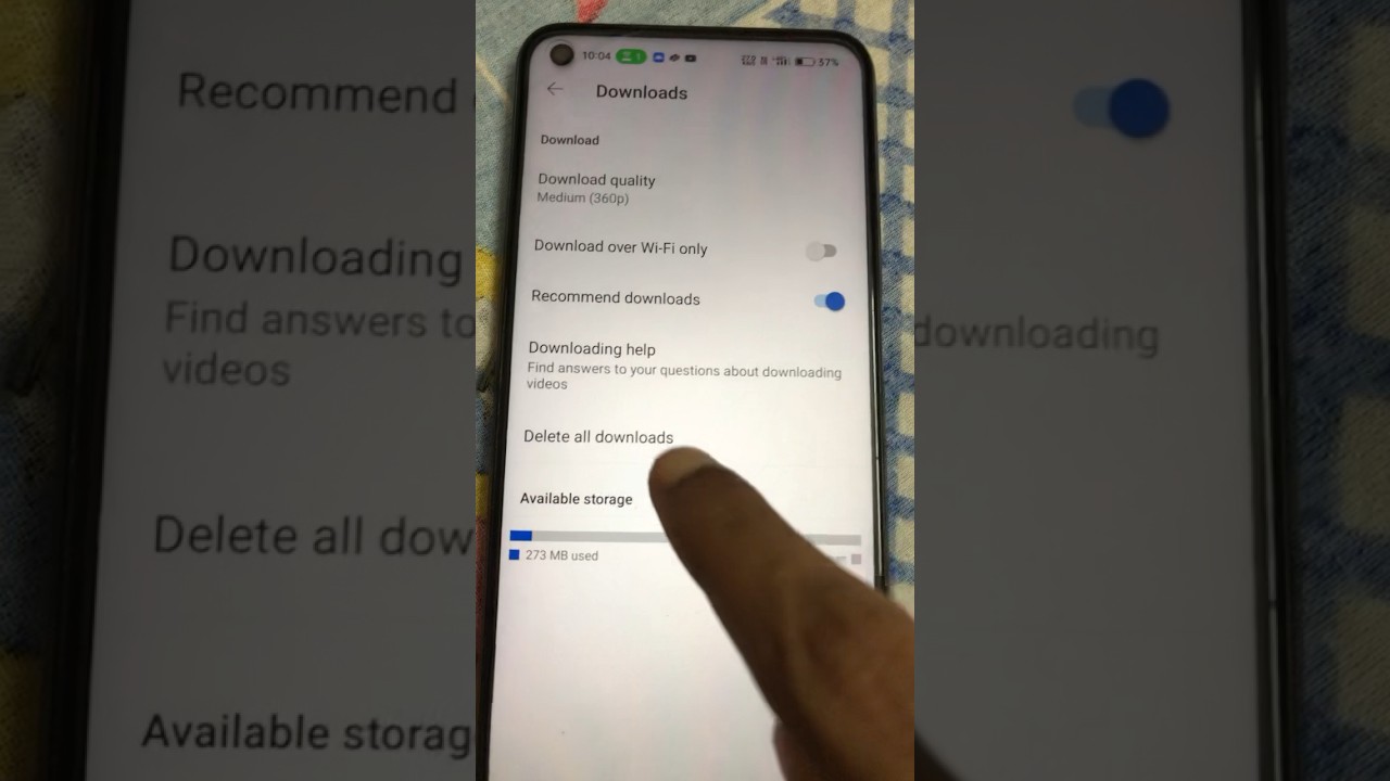 Delete All Download Video On YouTube