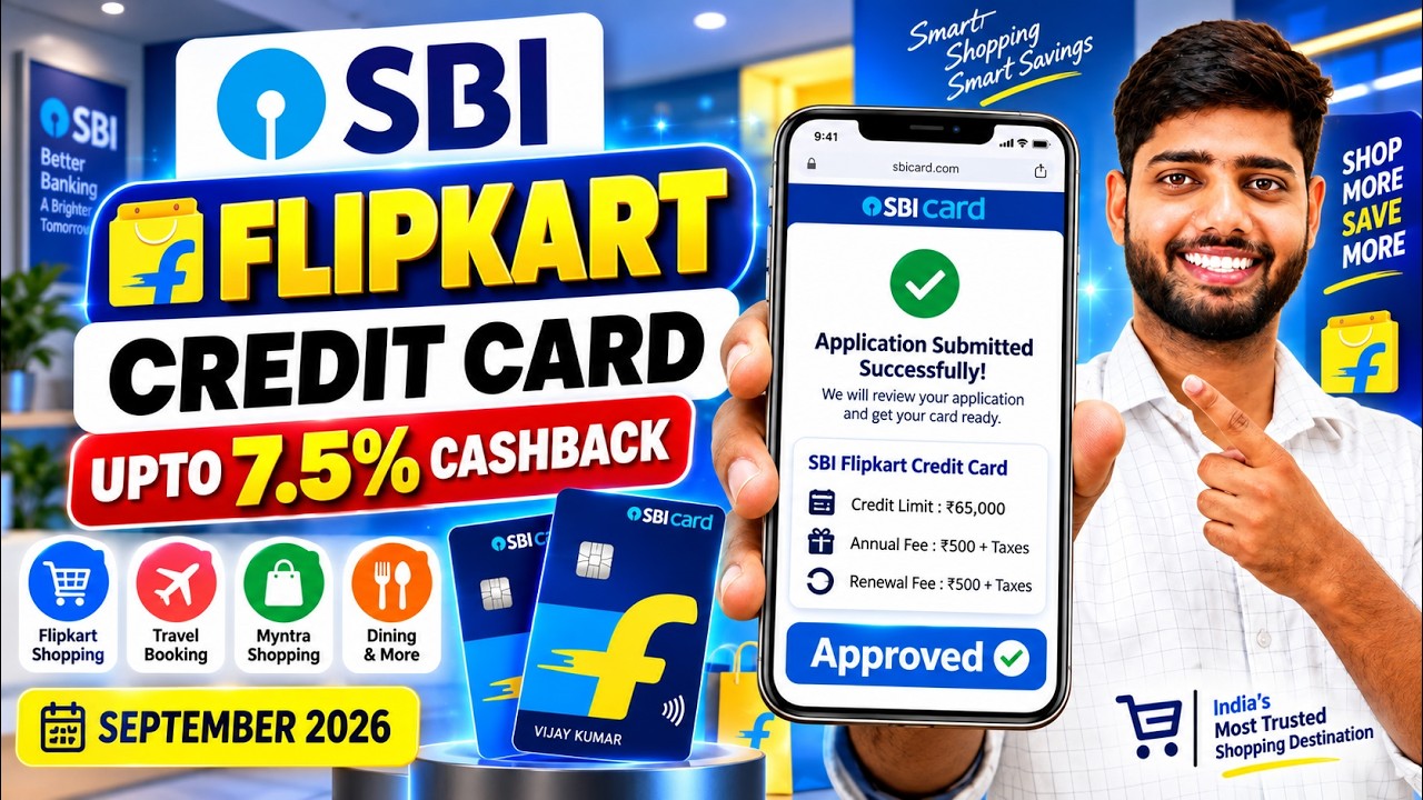 Flipkart SBI Credit Card Apply | Flipkart SBI Credit Card Apply Online | How to Apply for SBI Cre...