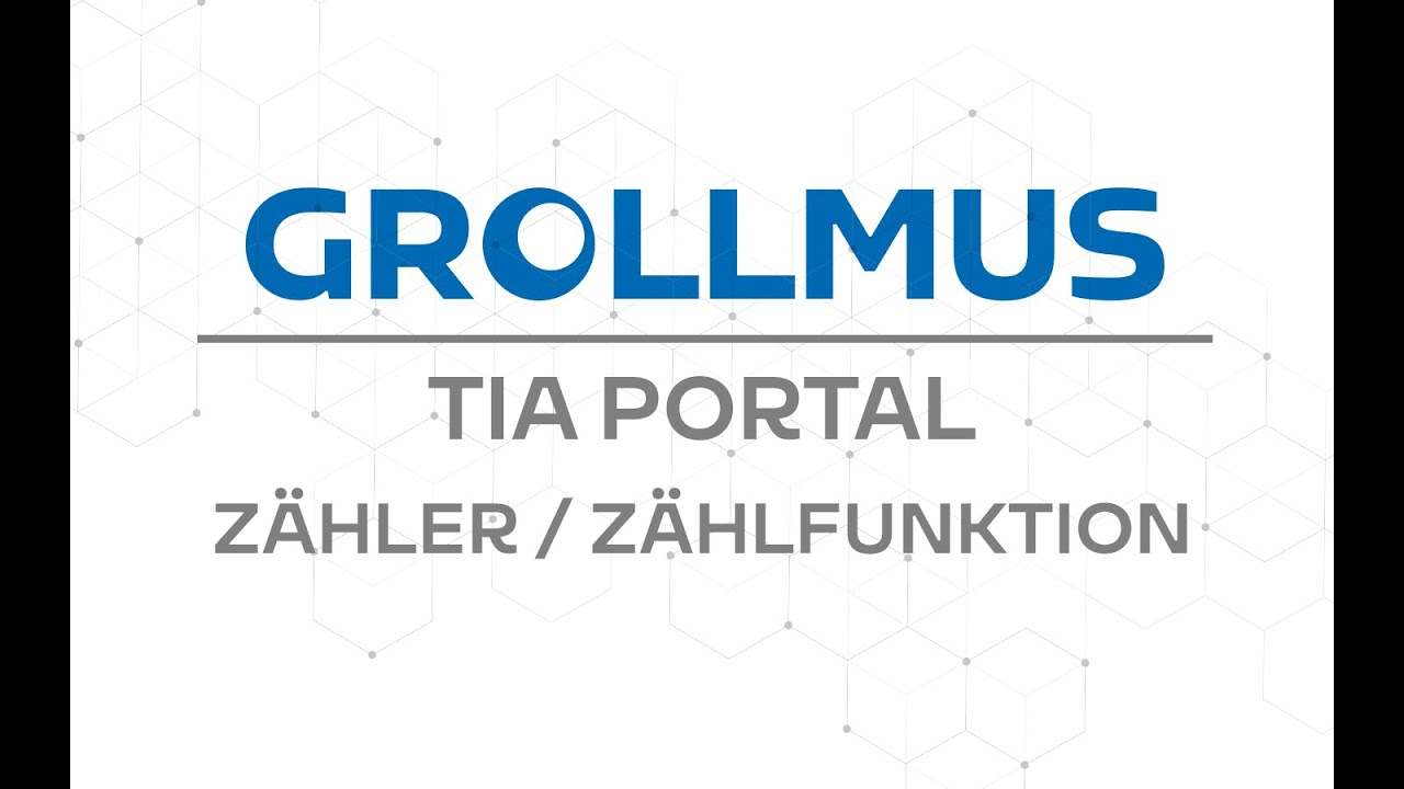 TIA Portal Z&auml;hler / Z&auml;hlfunktion