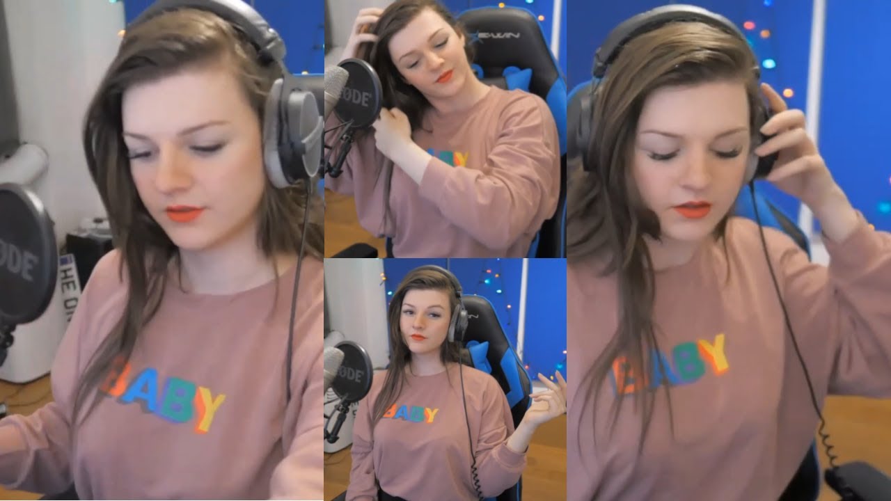 F1nn5ter's e-girl mode with princess attitude activated