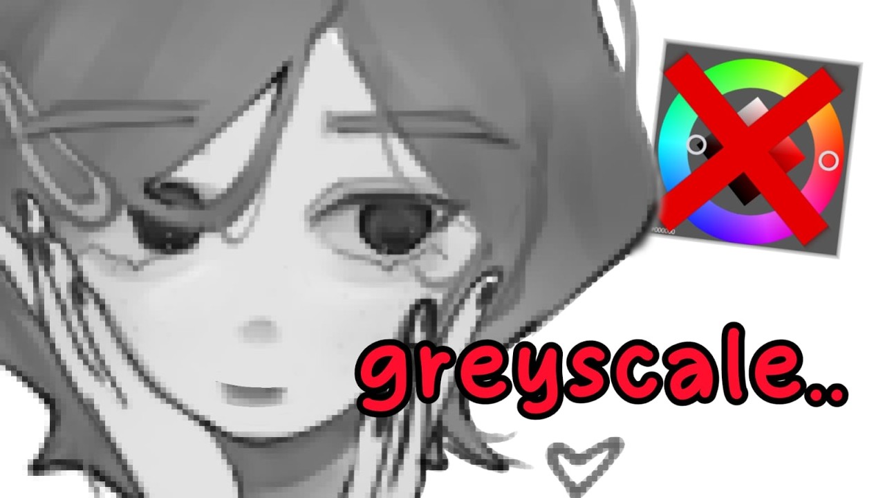 I drew without COLOUR (greyscale art challage)