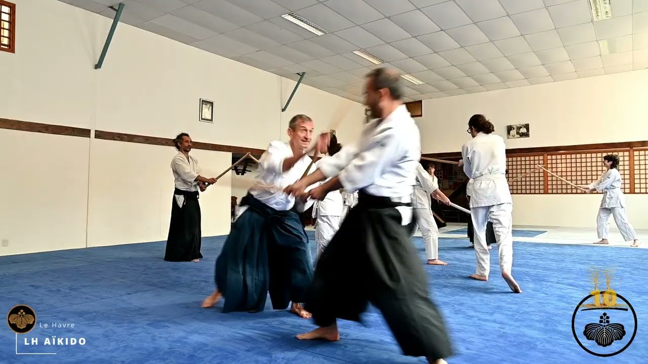 Yolaine Cellier-Pierre-Franck Ehster : La Fleur et le Sabre Stage des 10 ans , Dojo VDB (Partie 4)
