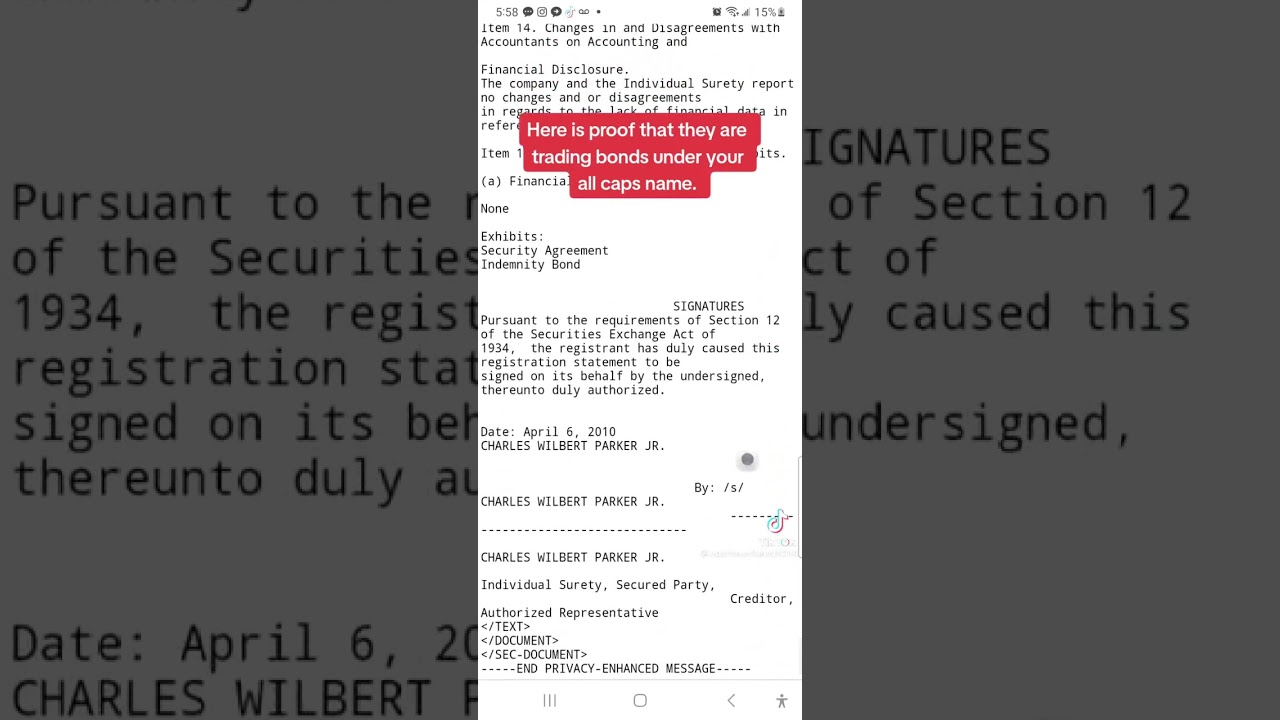 You already have a UCC security agreement -Proof