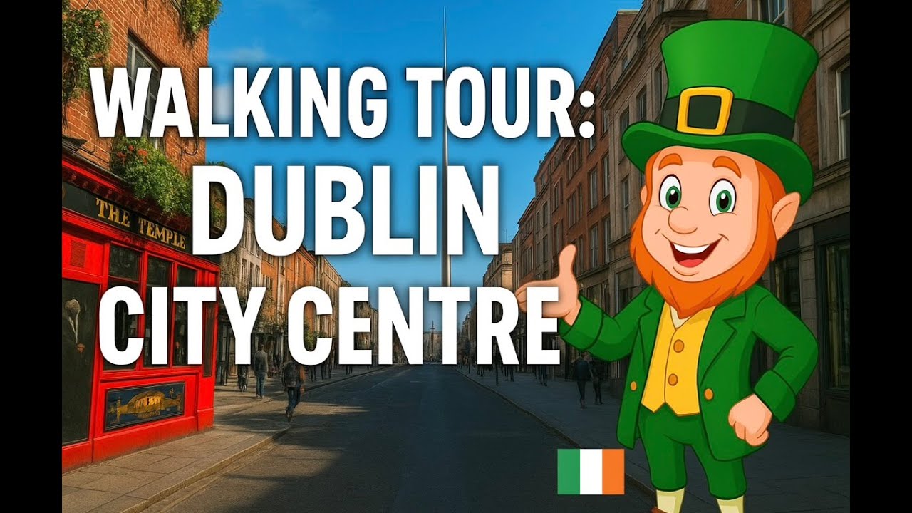 Dublin Walking Tour 2025 | Explore Dublin City Centre in 4K 🇮🇪🚶