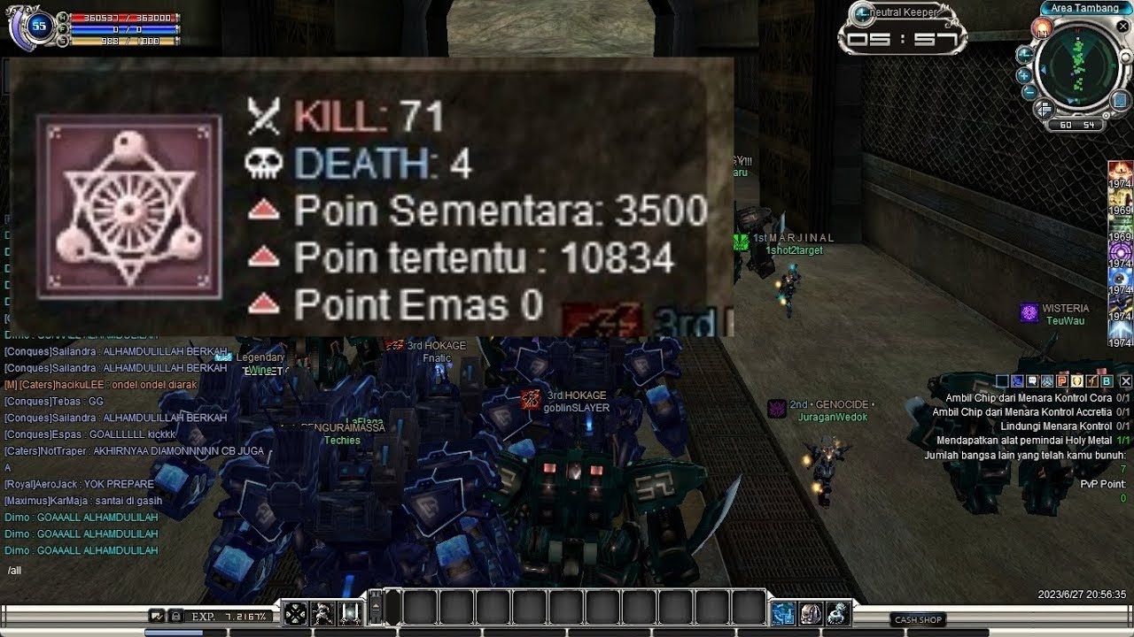 TAKTIK MENGERIKAN ACC DI KEPUNG DARI BELAKANG? TSUNAMI BLUE MAU. War Malam 27 RF Online Remastered