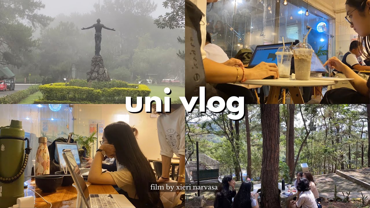 uni vlog: junior year in UP Baguio  ✨ anthropology, political sci, museum, finals, all-nighter