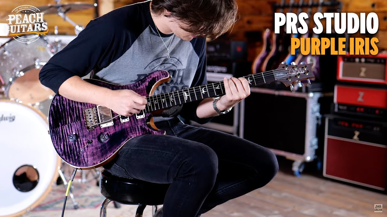 No Talking...Just Tones | PRS Studio | Purple Iris Pattern