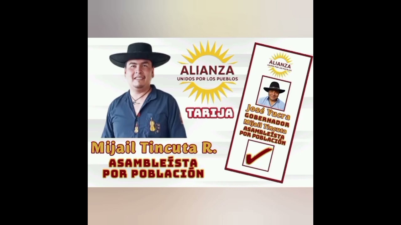 JOSÉ YUCRA GOBERNADOR DE TARIJA 