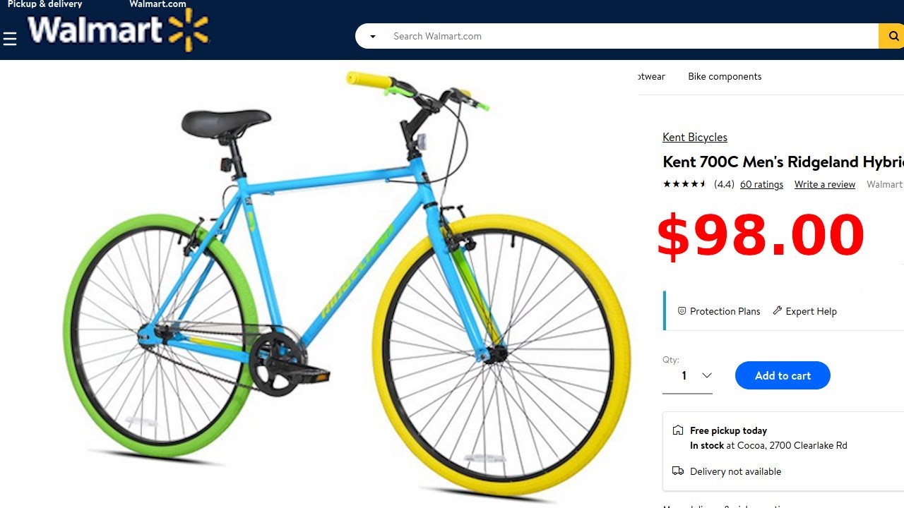 Walmart - $98 - Kent Ridgeland bike review