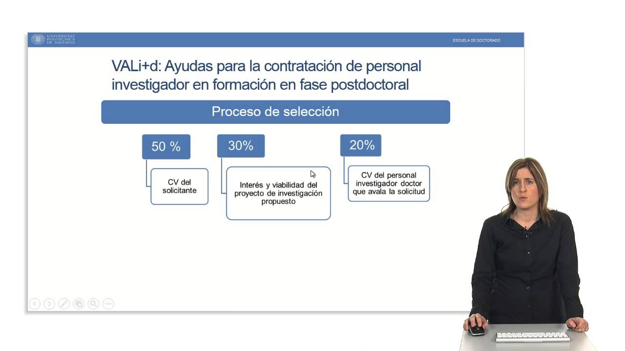 Contratos postdoctorales. Ayudas autonómicas | 13/38 | UPV