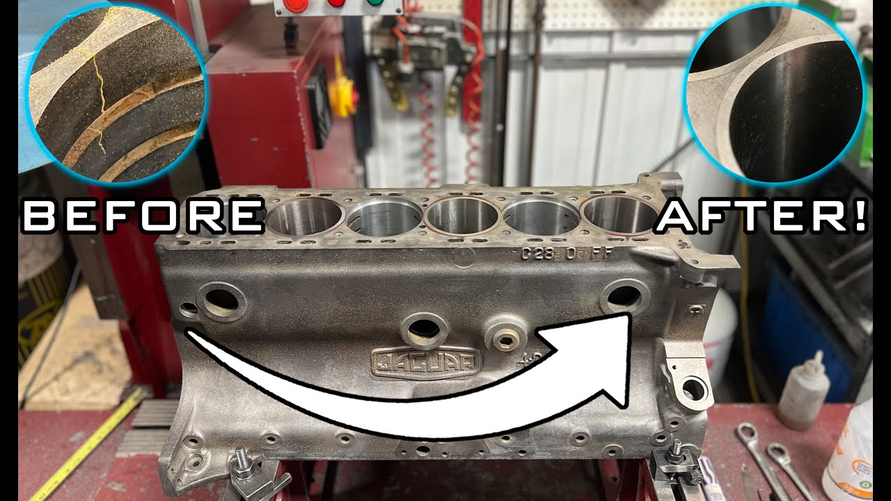 Will New Sleeves Fix The Cracked 1968 4.2L Jaguar Block?