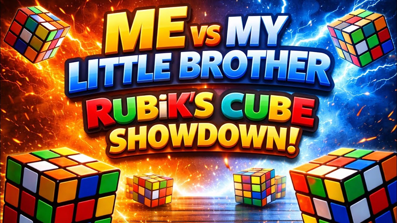 Me vs My Little Brother – EPIC Rubik’s Cube Showdown! 🔥🧩