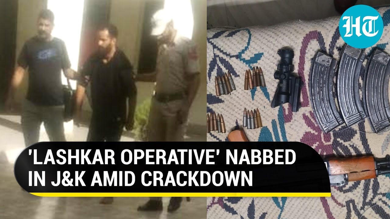 Lashkar operative confesses after Pak drone dropped weapons, say J&K police | Terror crackdown