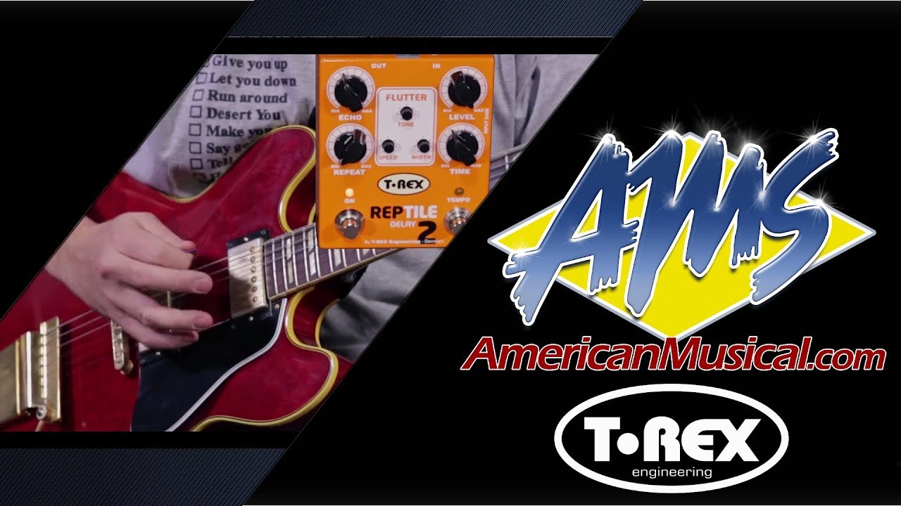 T-Rex Reptile 2 Delay Demo - American Musical Supply