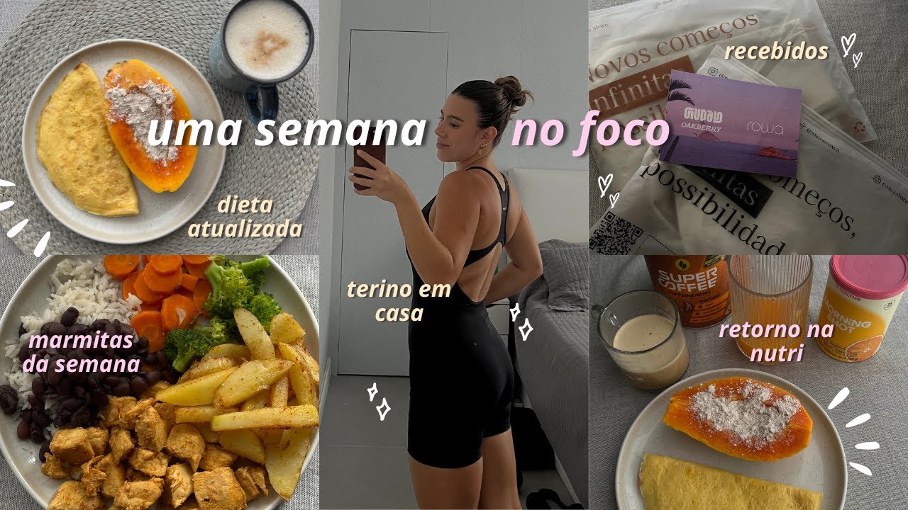 Voltei de viagem + nova dieta, marmitas e treinos da semana | Vlog fitness