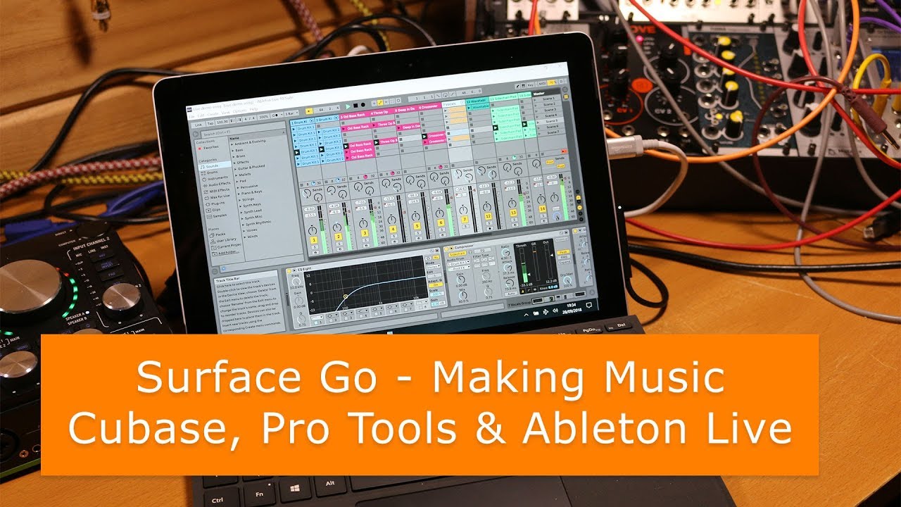 Making music on the Surface Go Ep2 - DAW testing: Cubase, Pro Tools & Ableton Live