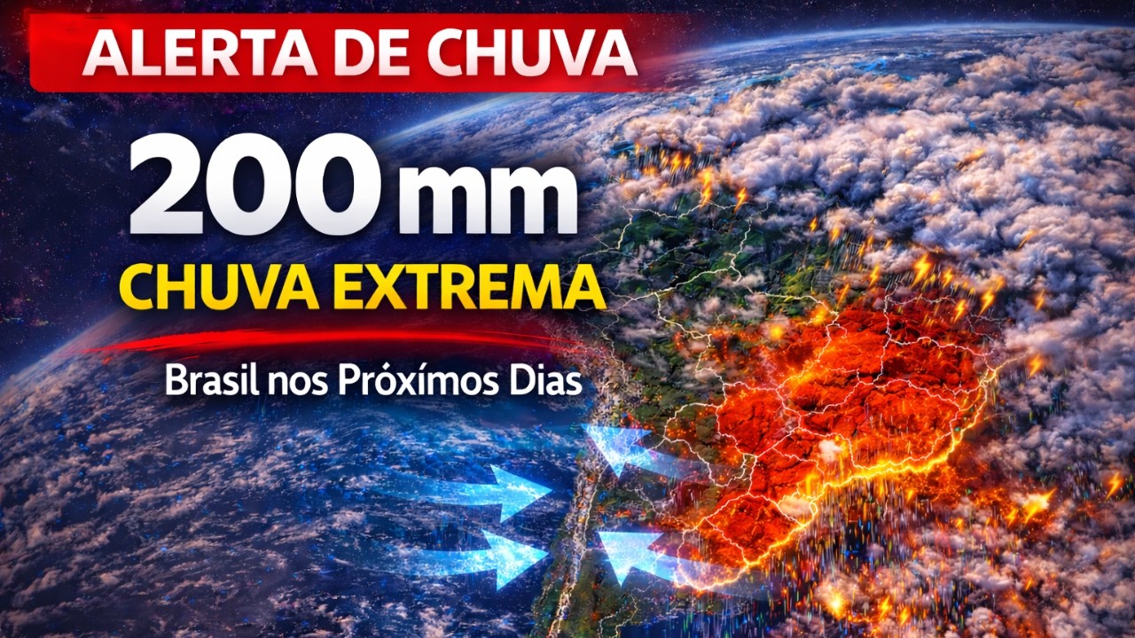 Sistemas Atmosféricos Mantêm Chuvas Intensas em Todo o Brasil