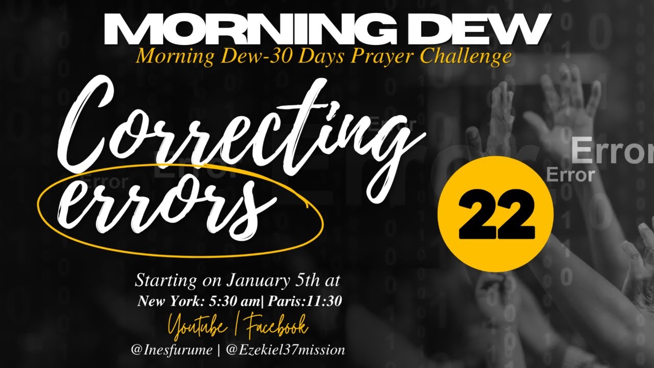 THE MORNING DEW- 30 days Prayer Challenge with Dr. Ines Furume