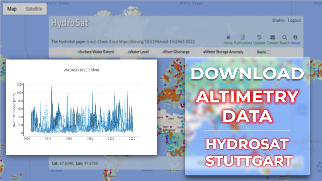 How to Download Altimetry Satellite Data from Hydrosat Stuttgart