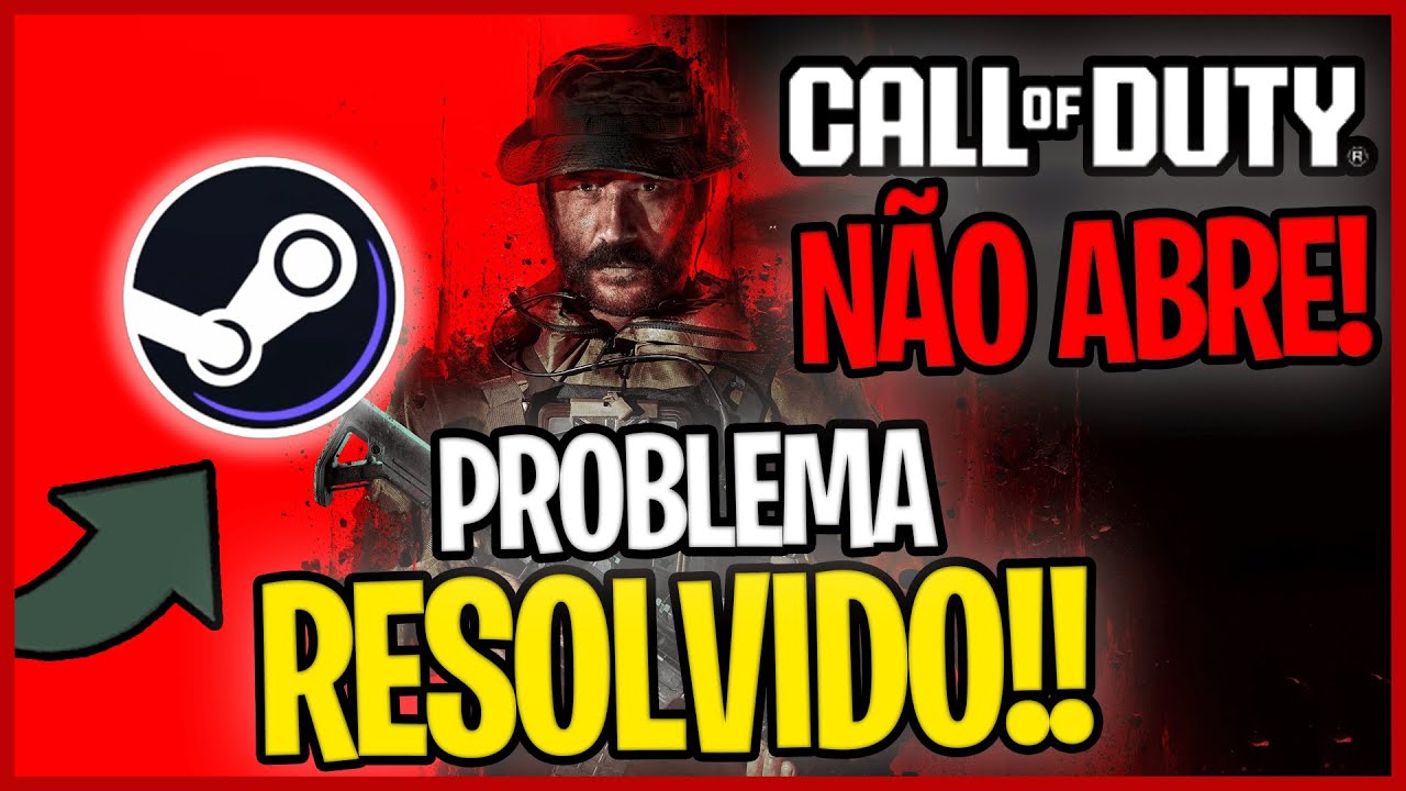 CALL OF DUTY WARZONE N&Atilde;O abre na STEAM!! PROBLEMA RESOLVIDO!