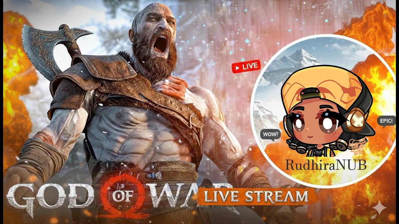 Lets Unleash The God Of War | God Of War Part 2 | RudhiraNUB live 🔴