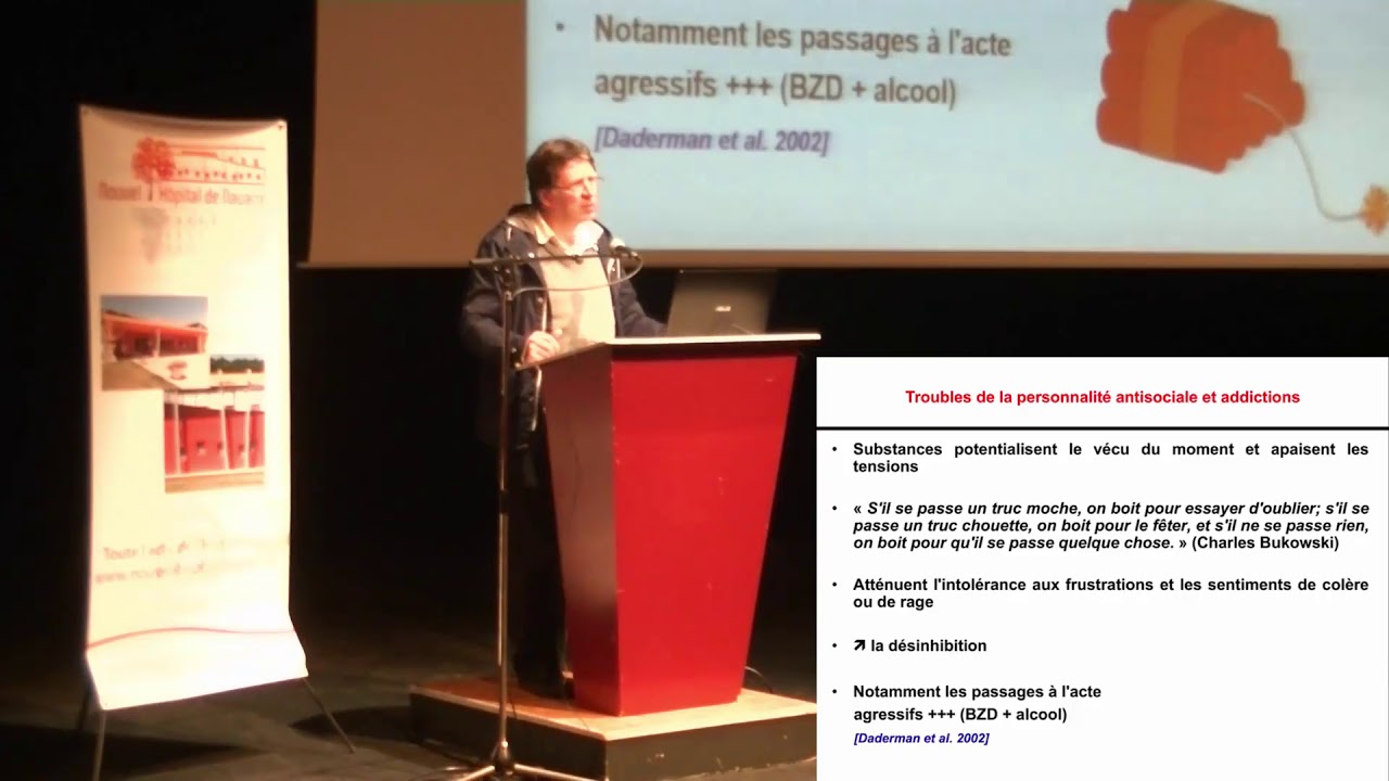 Les Troubles de la personnalité dans la prise en charge des addictions - Colloque du 10 avril 2018