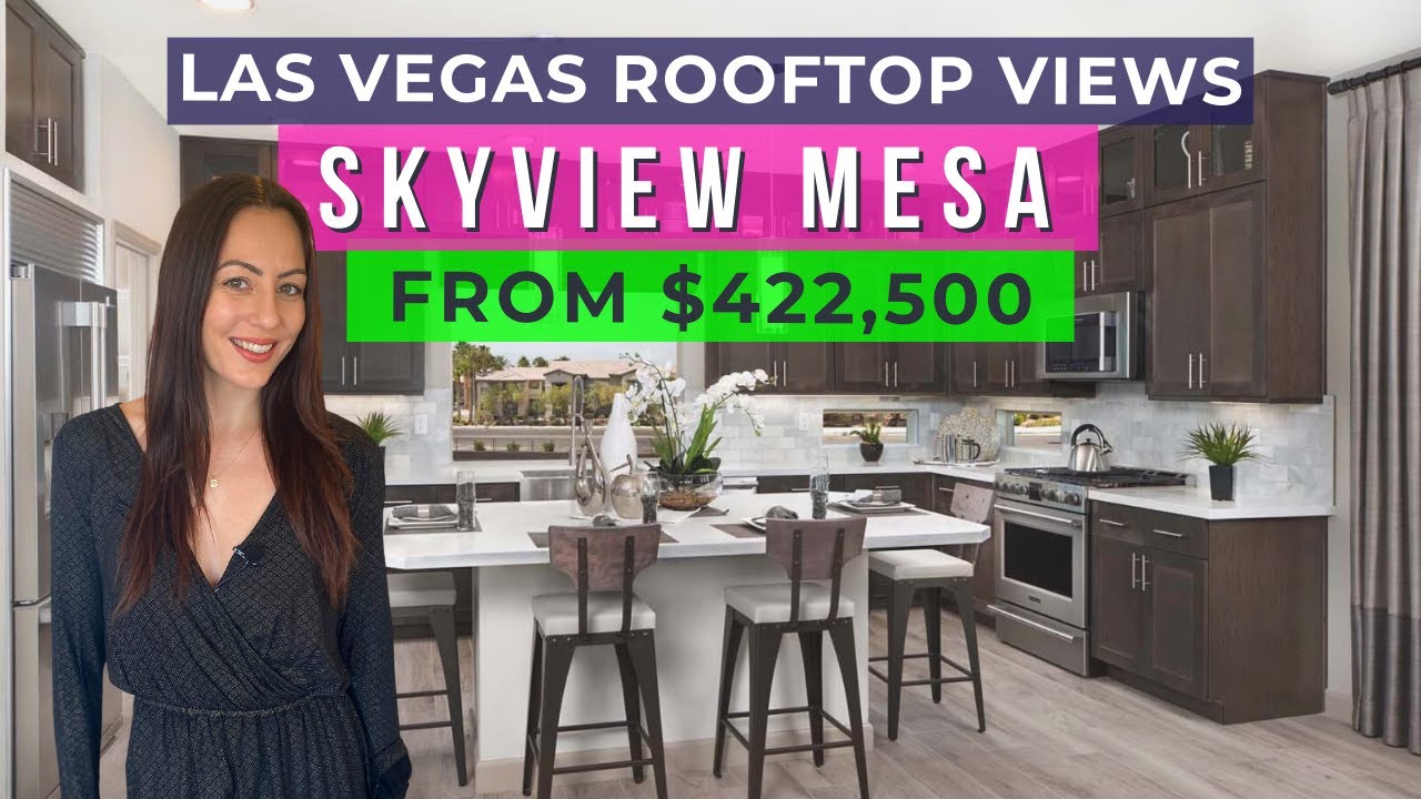 Las Vegas Contemporary Home Tour - 3 Story House with Rooftop Deck
