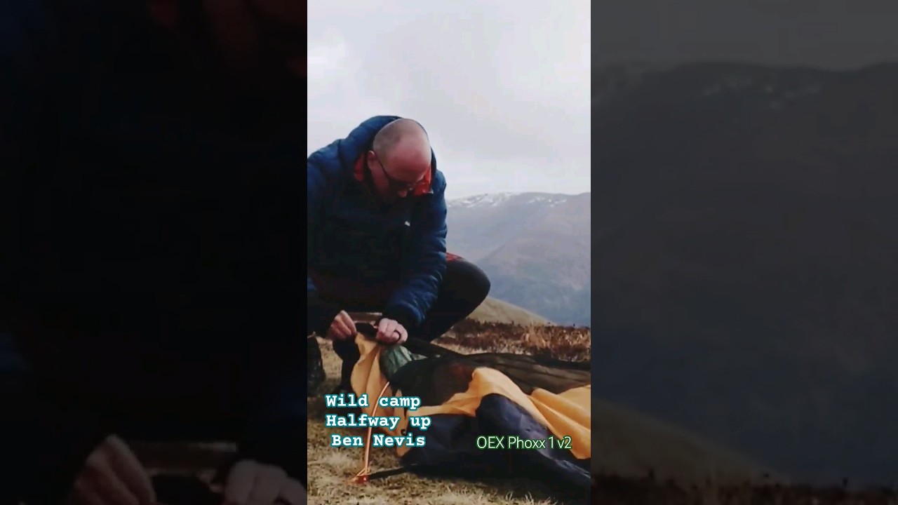 ⛺️ WILDCAMP halfway BEN NEVIS 