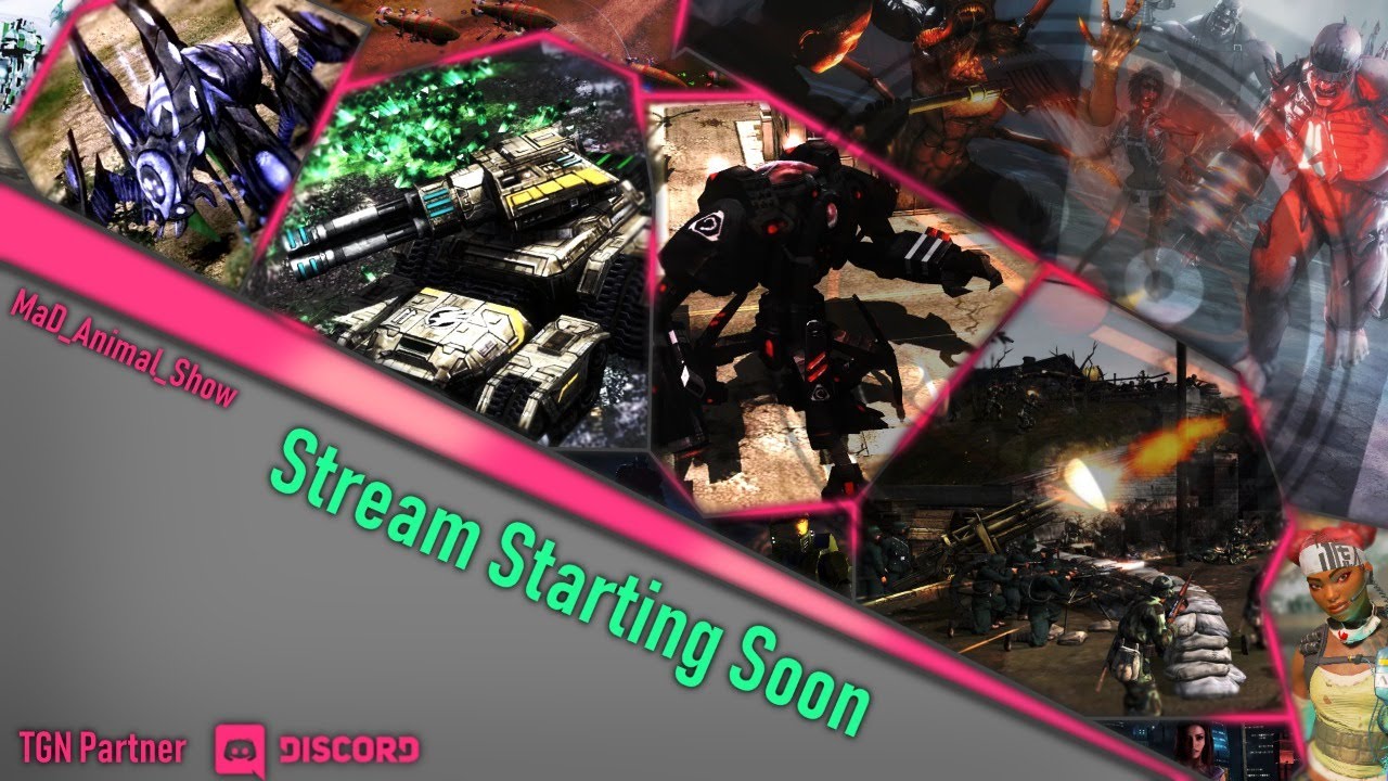 Multi C&C Live-Stream With Cam, With Mods, New Setting (1080p)